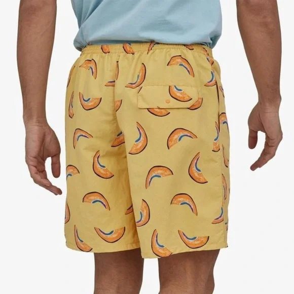 Patagonia Men's Baggies Longs 7” Shorts Melons Surfboard Yellow XL - Picture 11 of 11